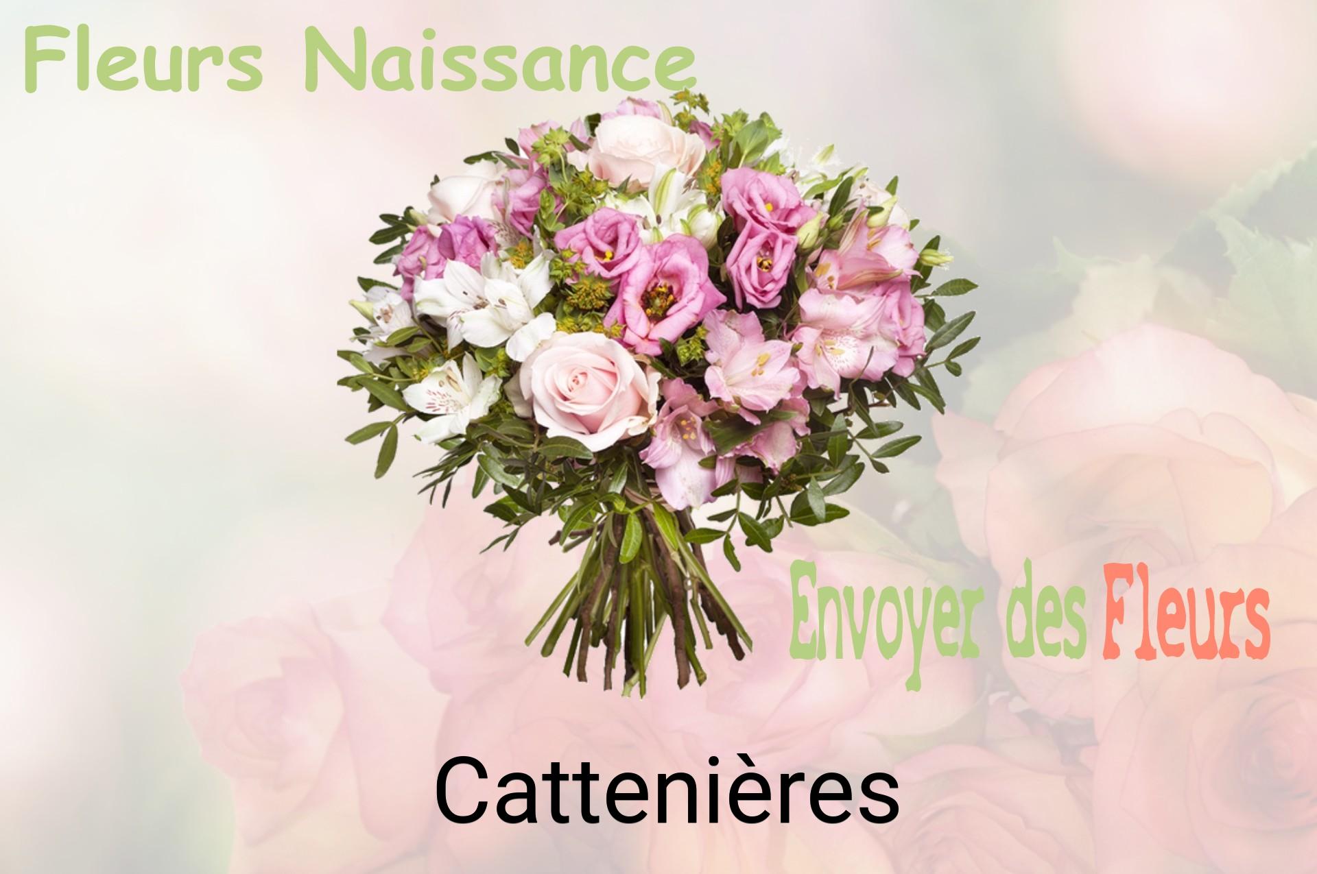 Bouquet de fleurs de naissance livré à Cattenières